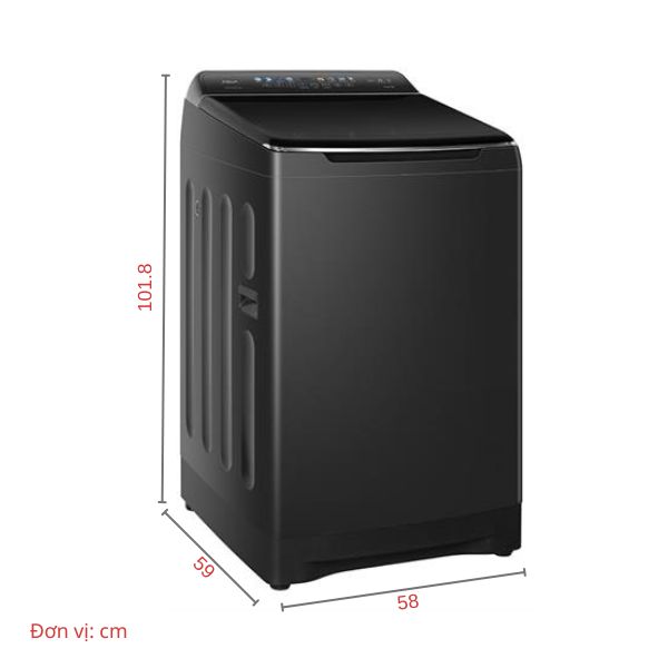 Máy giặt lồng đứng Aqua Inverter 14kg AWM14-B2158L(B)_ĐMGDSG