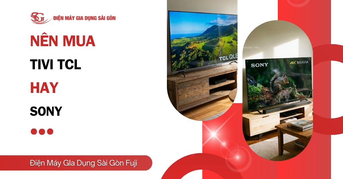 So sánh chi tiết: Nên mua Tivi TCL và Sony hãng nào tốt cho gia đình?