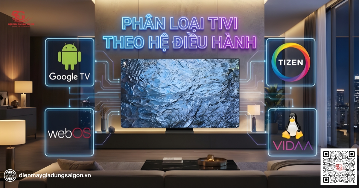 Phân loại tivi theo hệ điều hành