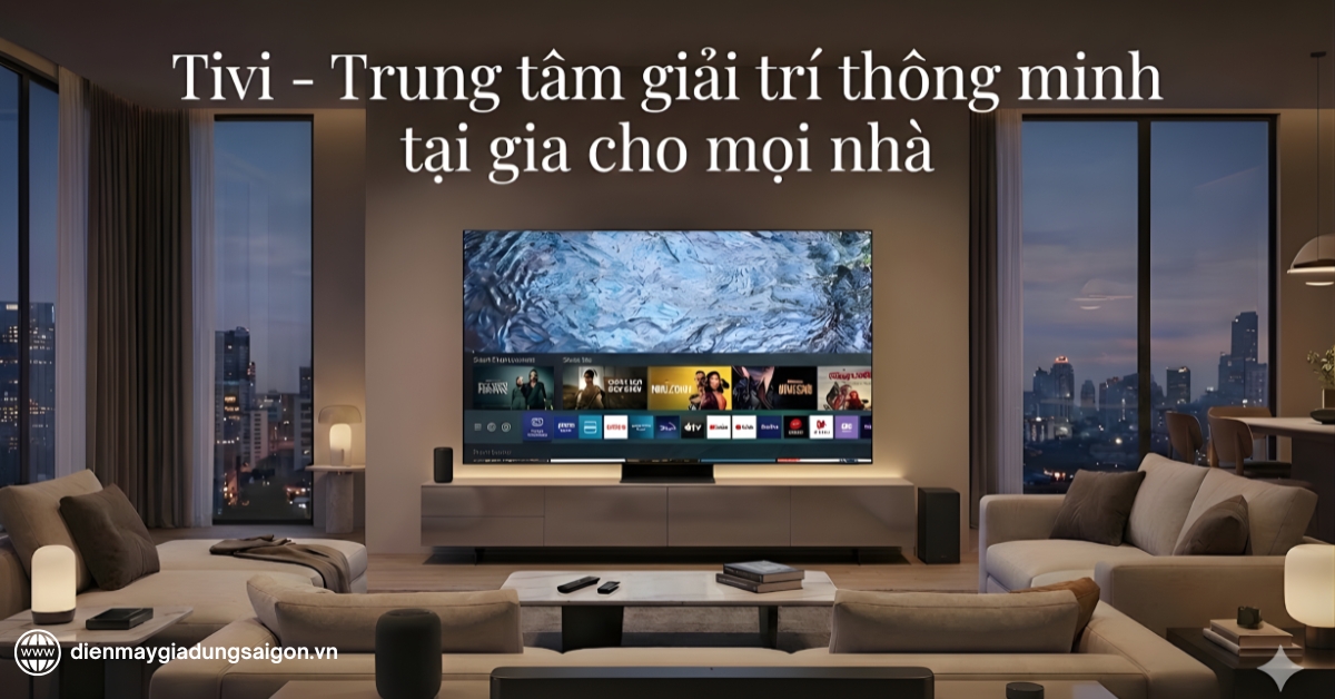 Tivi - Trung tâm giải trí thông minh tại gia cho mọi nhà