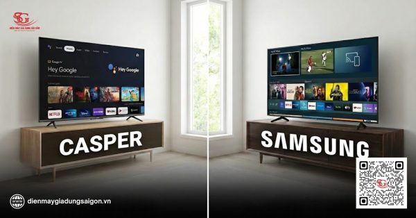 So sánh tivi Casper và Samsung về tính năng thông minh