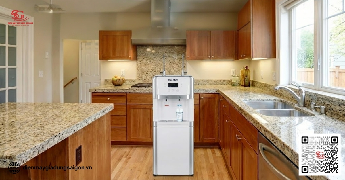 Cây lọc nước nóng lạnh Hoà Phát RO nóng lạnh