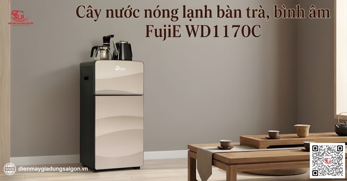 Cây nước nóng lạnh bàn trà FujiE WD1170C