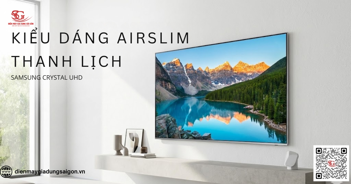 Kiểu dáng AirSlim thanh lịch