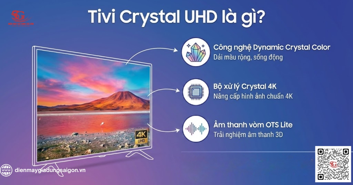 Tivi Samsung Crystal UHD là gì