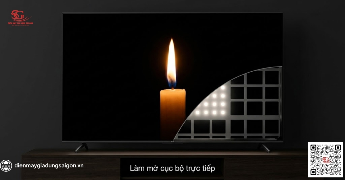 Back-lit / Direct-lit Local Dimming (Làm mờ cục bộ trực tiếp)