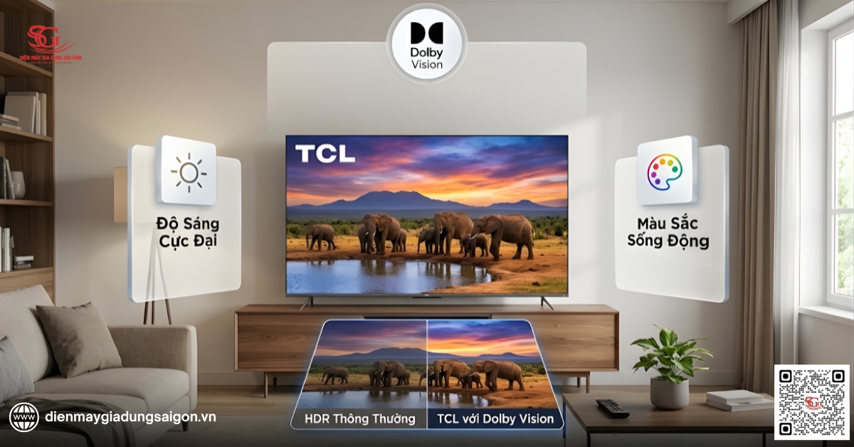 Công nghệ Dolby Vision trên tv TCL