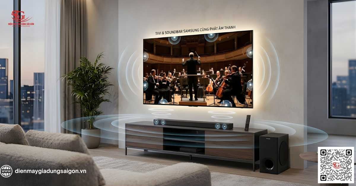 Công nghệ Q Symphony trên tivi Samsung là gì