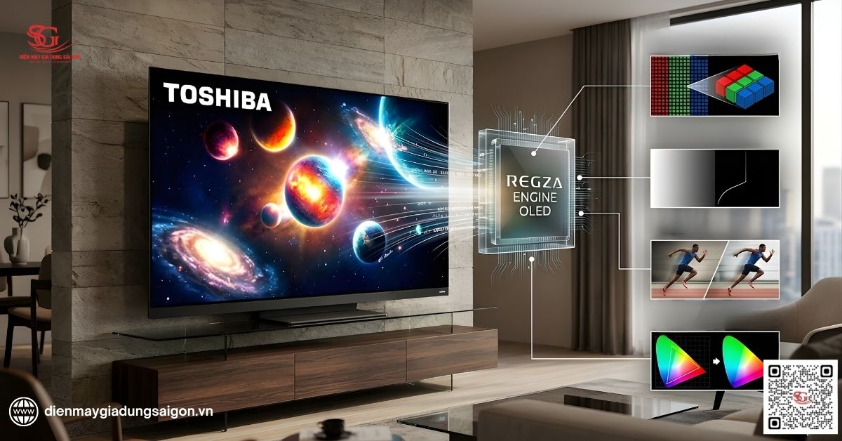 Công nghệ Regza Engine OLED trên TV Toshiba