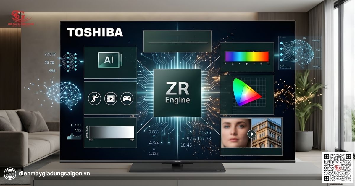 Công nghệ Regza Engine ZR (ZR Engine) trên tv Toshiba