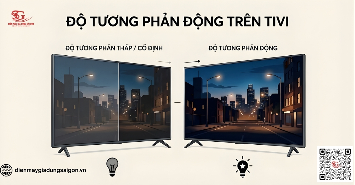 Độ tương phản động (Dynamic Contrast)