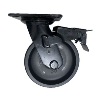 Bánh xe CSPS 300kg đế xoay khóa màu đen D320083-BX_ĐMGDSG