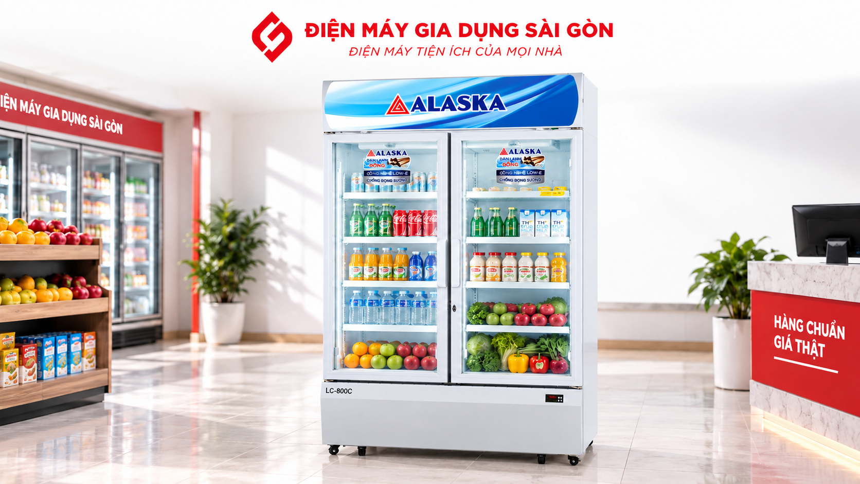 Đánh giá Tủ Mát Alaska 800 Lít LC-800C