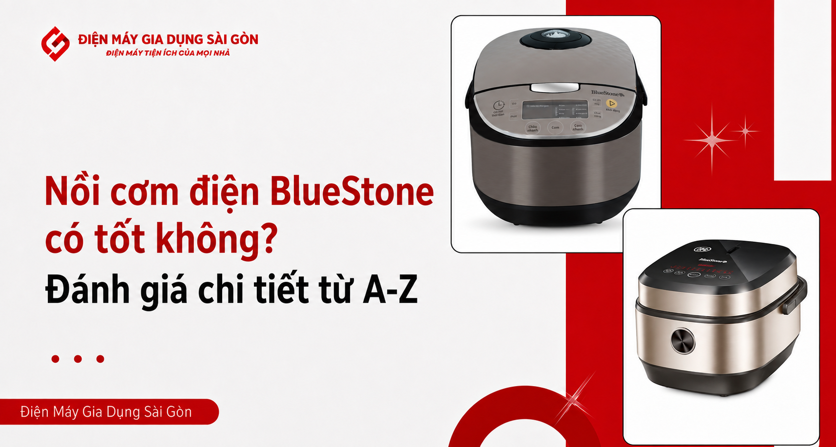 Nồi cơm điện BlueStone có tốt không? Đánh giá chi tiết từ A-Z