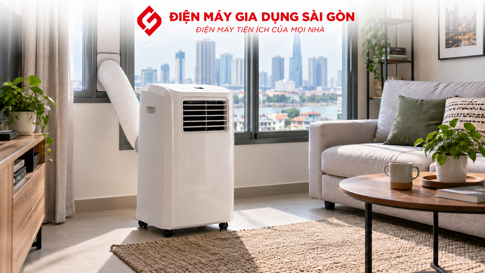 Cách sử dụng máy lạnh di động hiệu quả trong phòng nhỏ