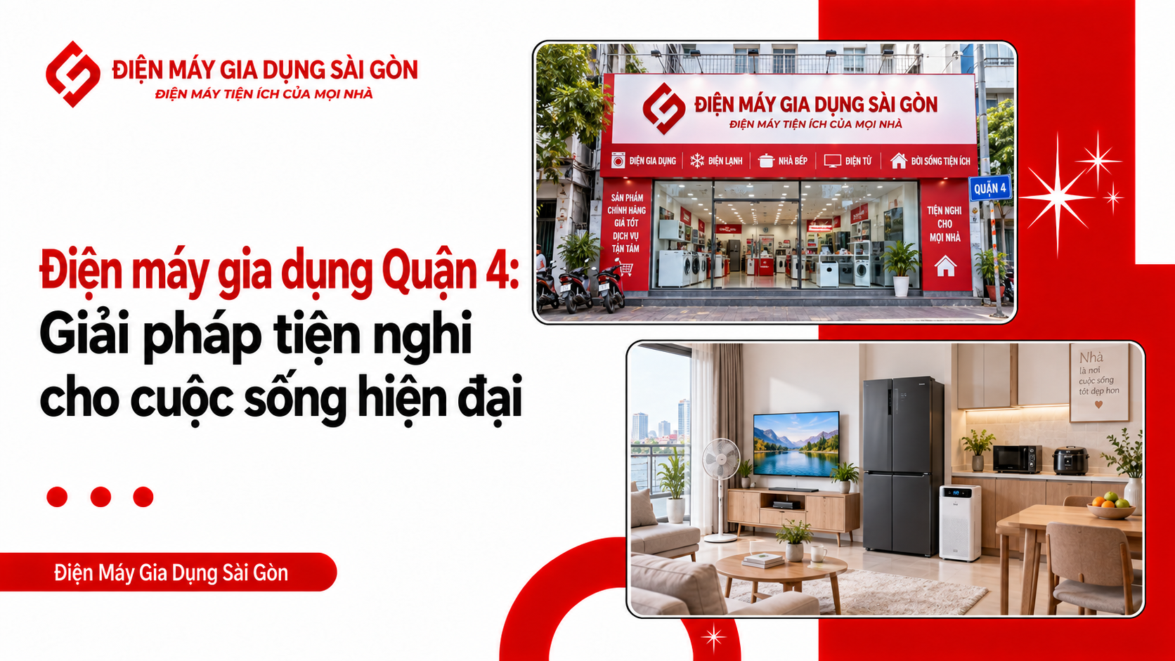 Điện máy gia dụng Quận 4: Giải pháp tiện nghi cho cuộc sống hiện đại