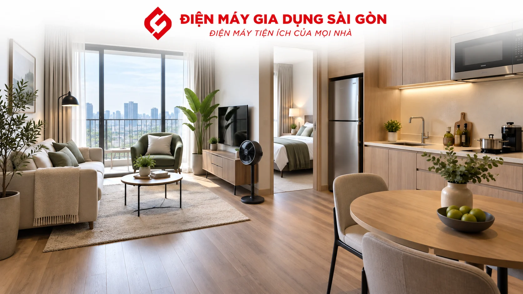 Giải pháp cung cấp điện máy cho căn hộ dịch vụ giúp tối ưu không gian và nâng cao tiện nghi cho khách lưu trú