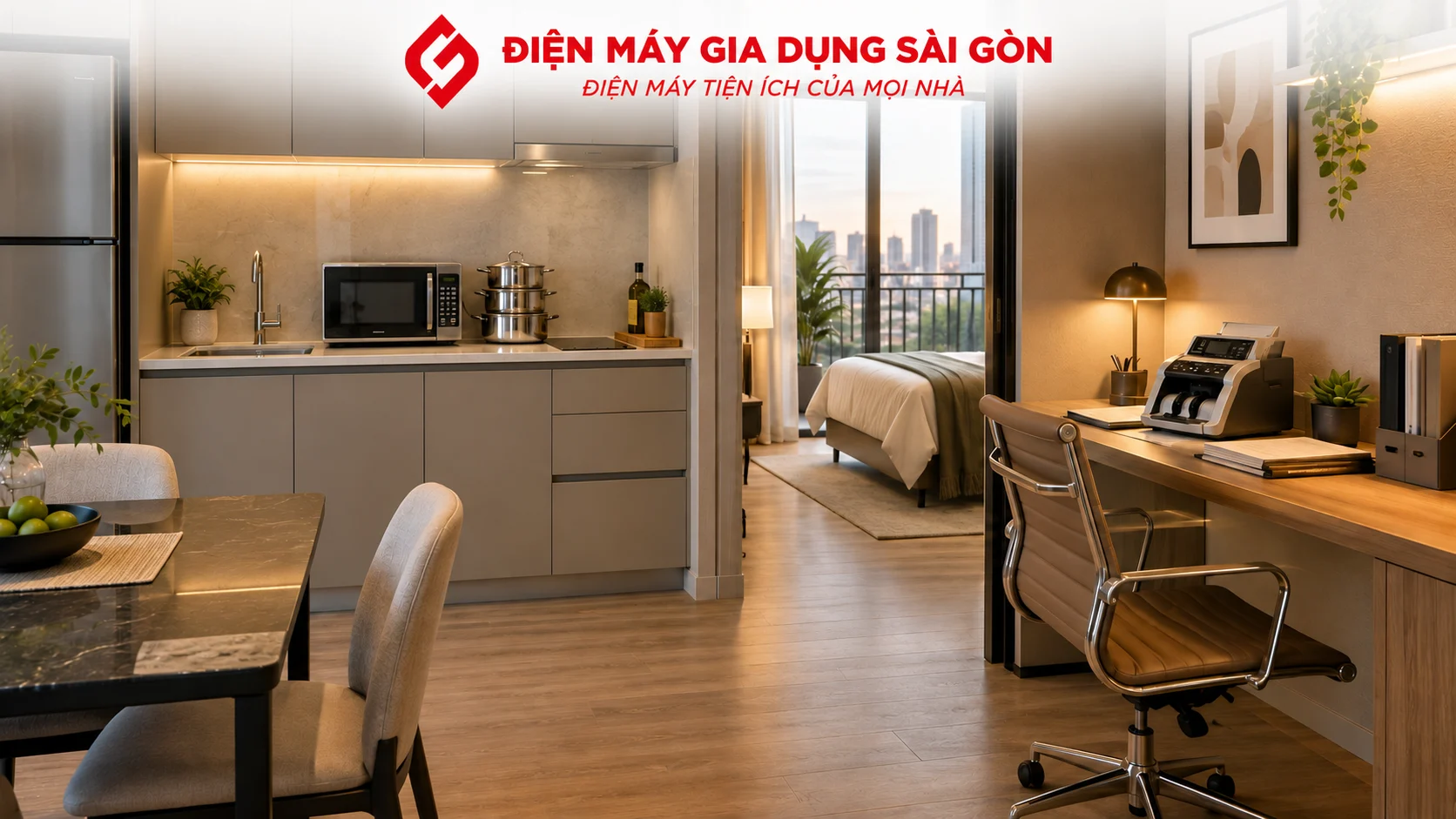 Giải pháp điện máy căn hộ dịch vụ với combo thiết bị tối ưu