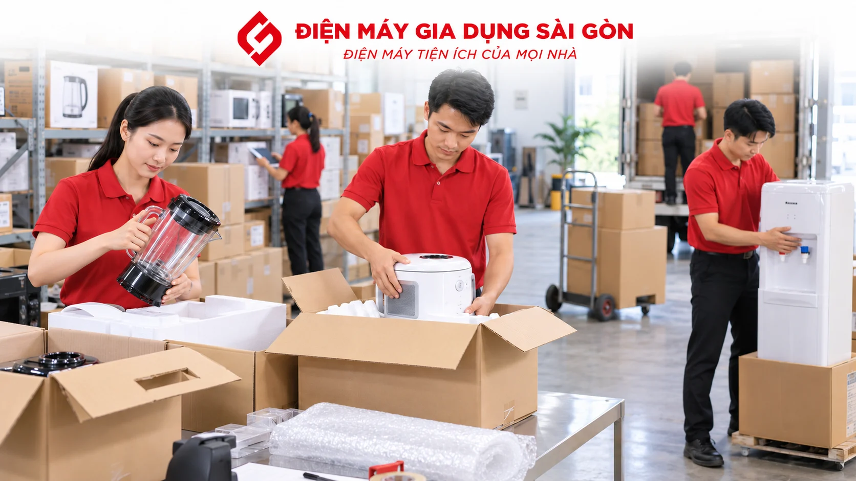 Kiểm tra thiết bị điện máy trước khi giao tận nơi