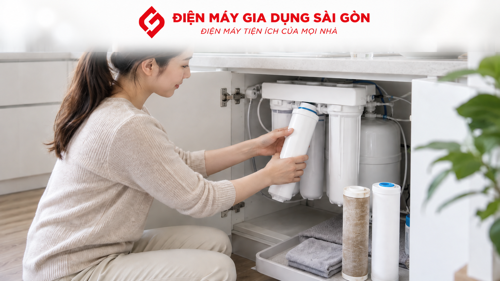 Lõi lọc nước Fujihome TPHCM trong không gian gia đình