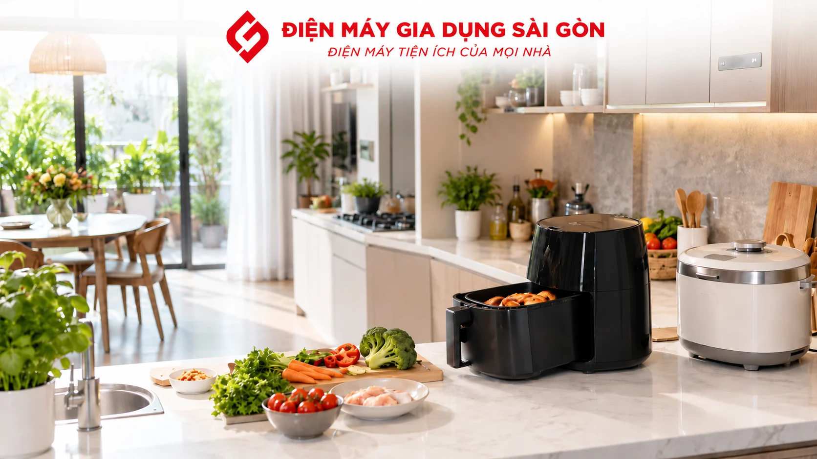 Nồi chiên không dầu và nồi cơm điện giá tốt tại TP.HCM