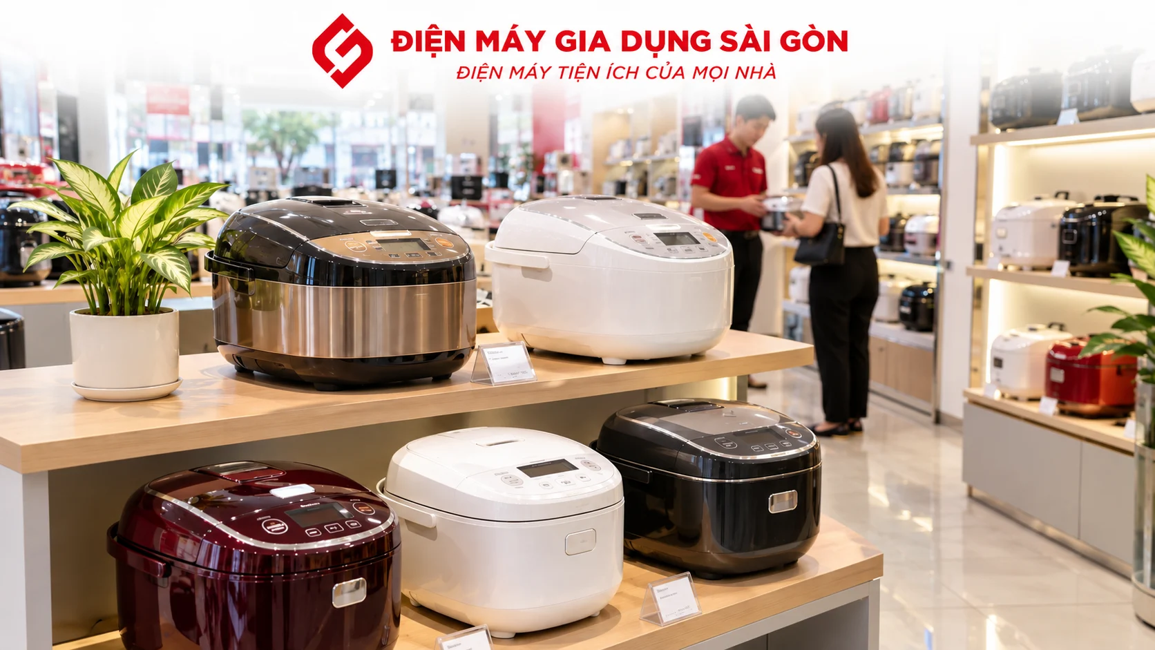 Các mẫu nồi cơm điện tử và nồi cơm cao tần chính hãng tại cửa hàng điện máy TP.HCM
