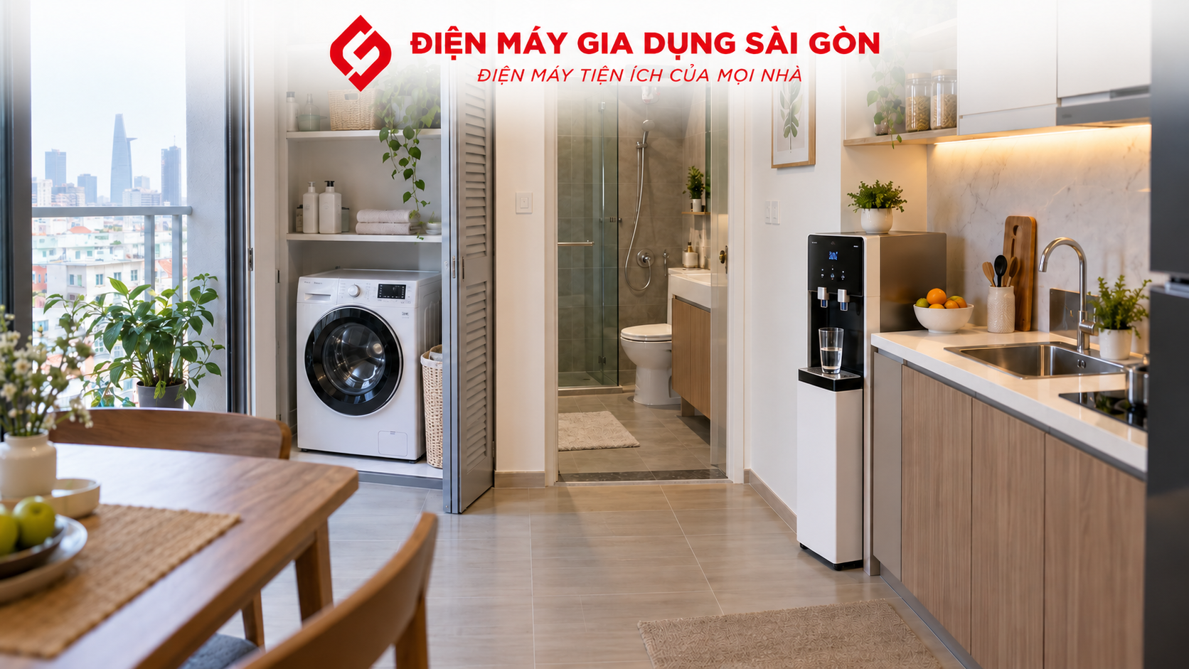 Thiết bị điện máy thiết yếu cho căn hộ chung cư TPHCM