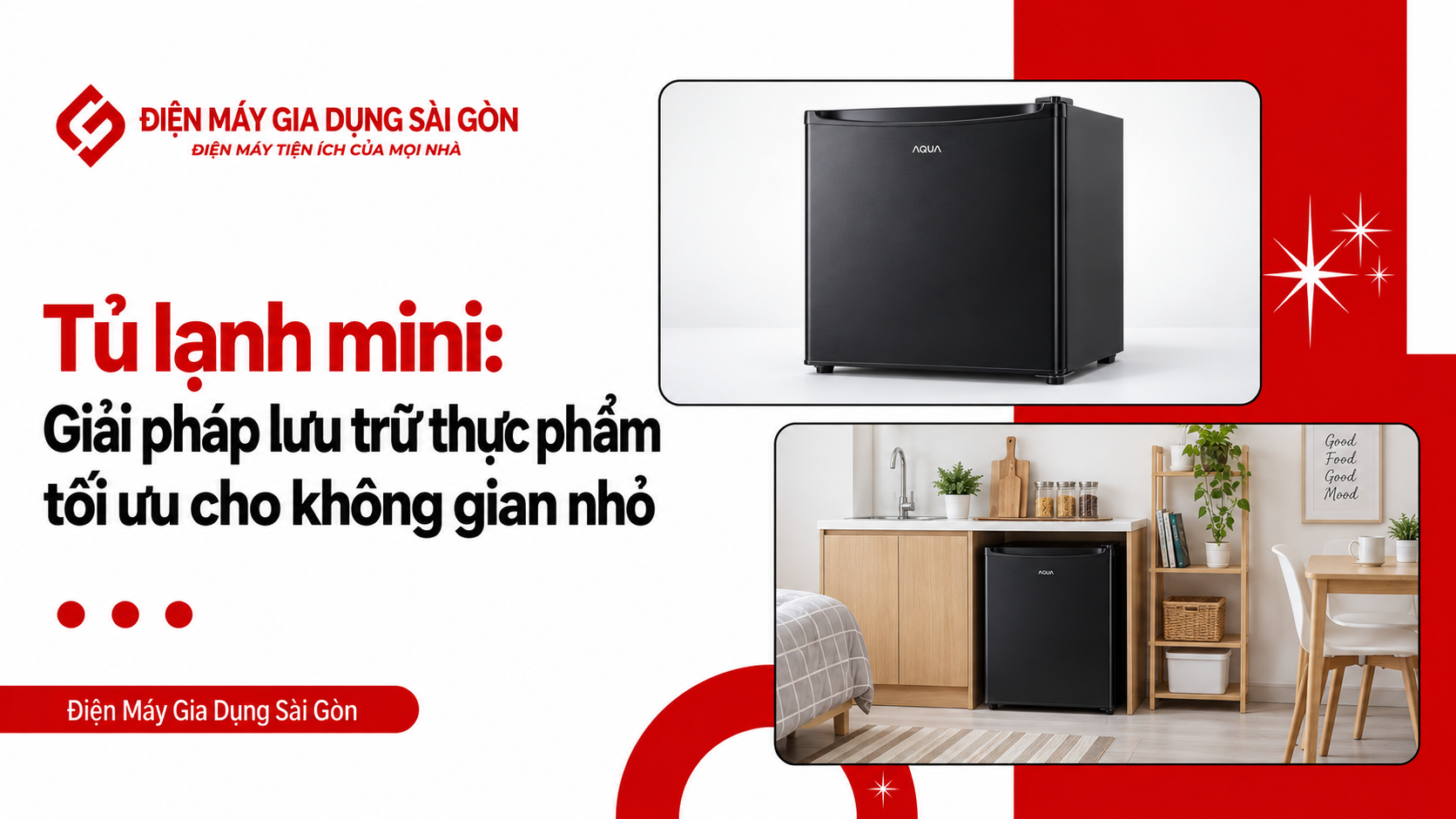 Tủ lạnh mini: Giải pháp lưu trữ thực phẩm tối ưu cho không gian nhỏ
