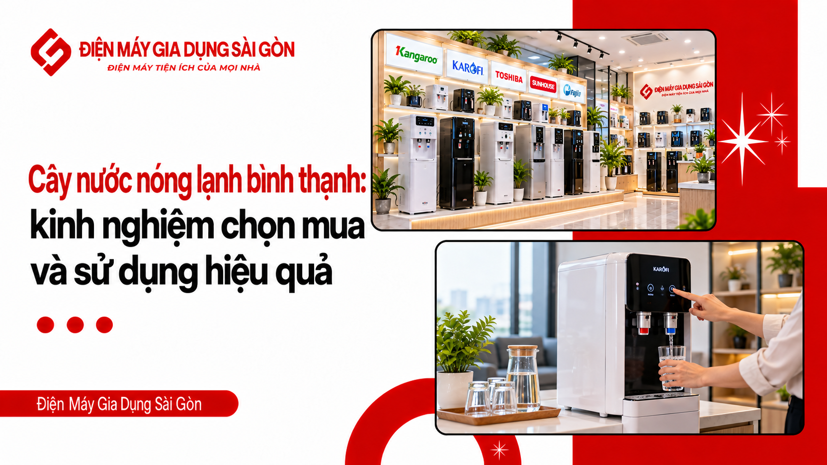 Cây nước nóng lạnh bình thạnh: kinh nghiệm chọn mua và sử dụng hiệu quả