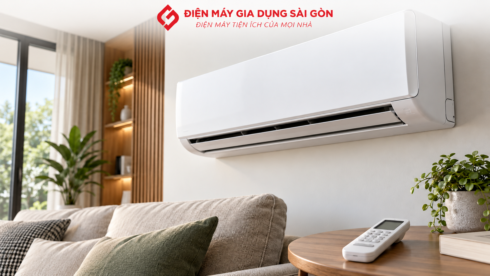 Dàn lạnh máy lạnh Casper JC-18IU36 và điều khiển từ xa trong phòng