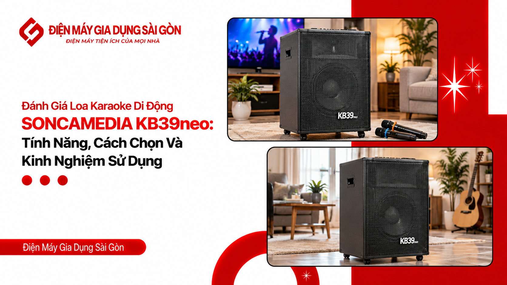 Đánh giá loa karaoke di động SONCA MEDIA KB39neo tính năng cách chọn và kinh nghiệm sử dụng