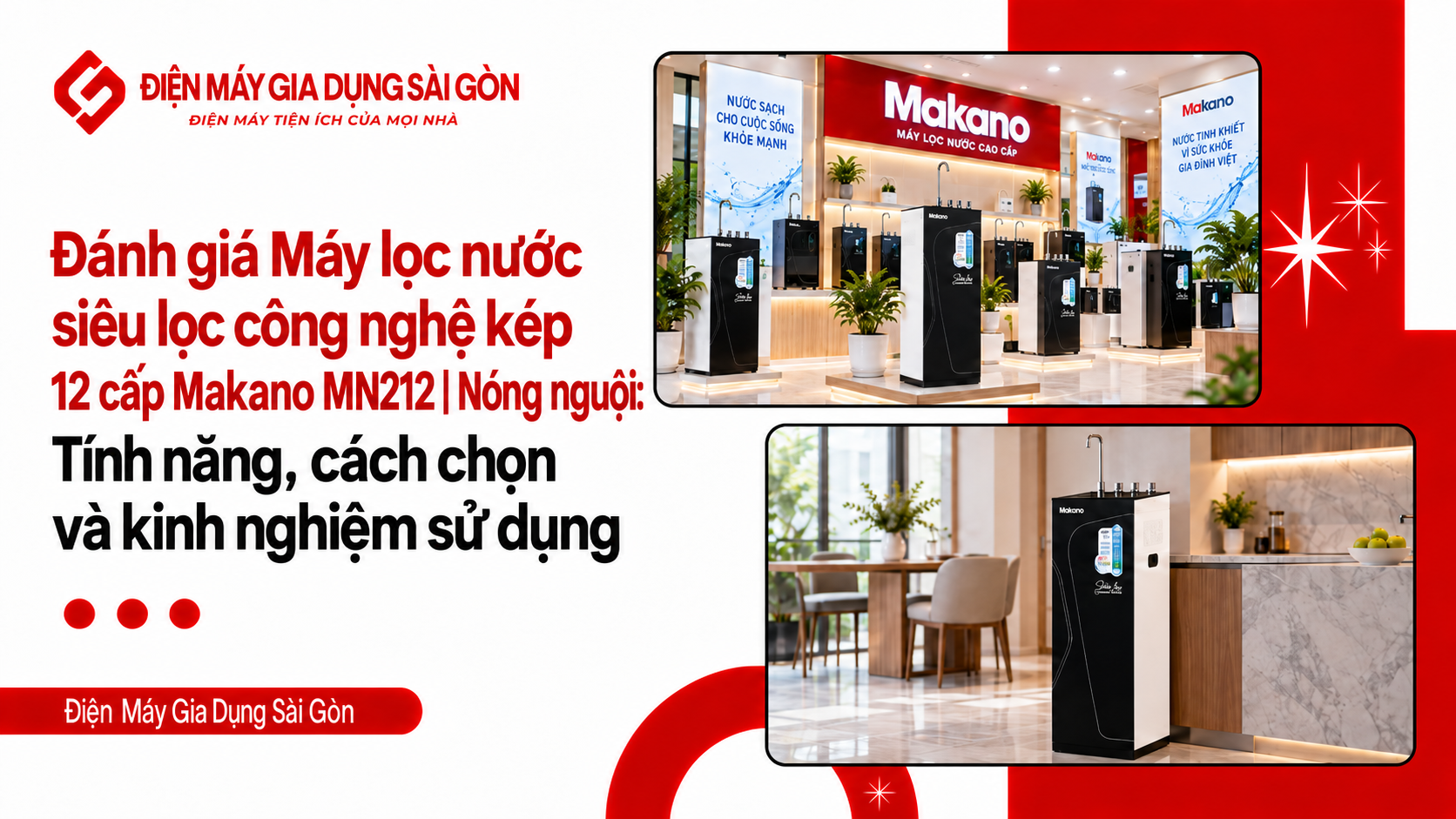 Đánh giá máy lọc nước Makano MN212 12 cấp nóng nguội