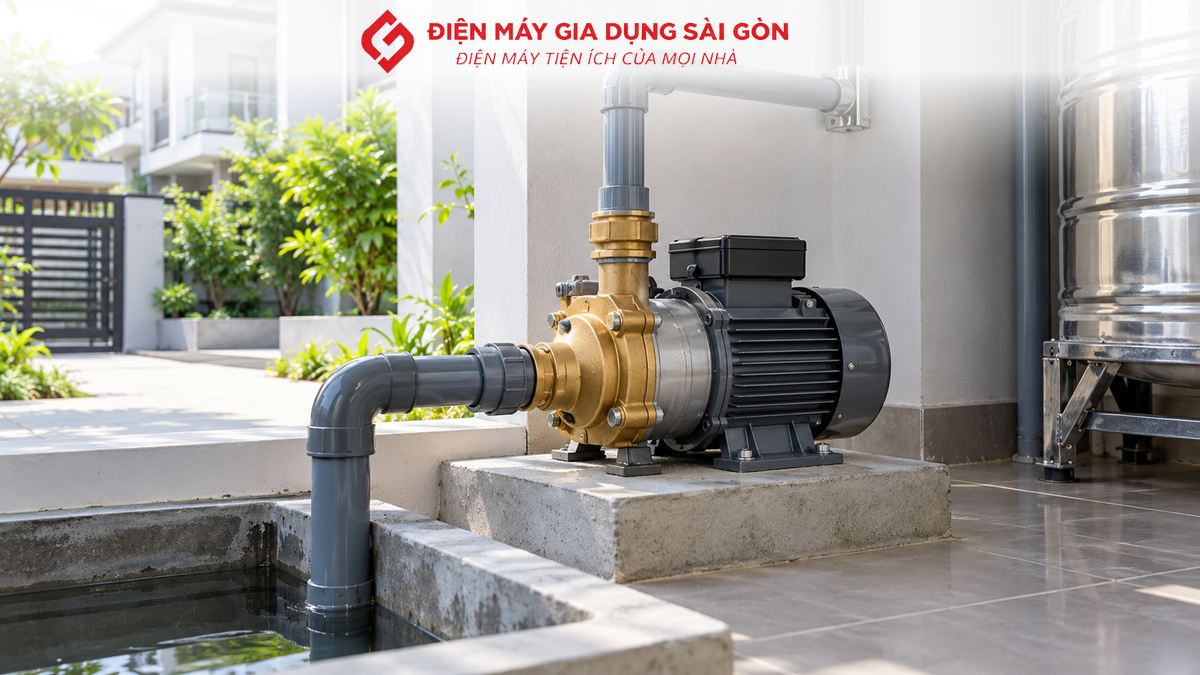 Máy bơm nước đẩy cao Panasonic GP-250JXK-SV5 cấp nước từ bể ngầm lên bồn chứa trên mái