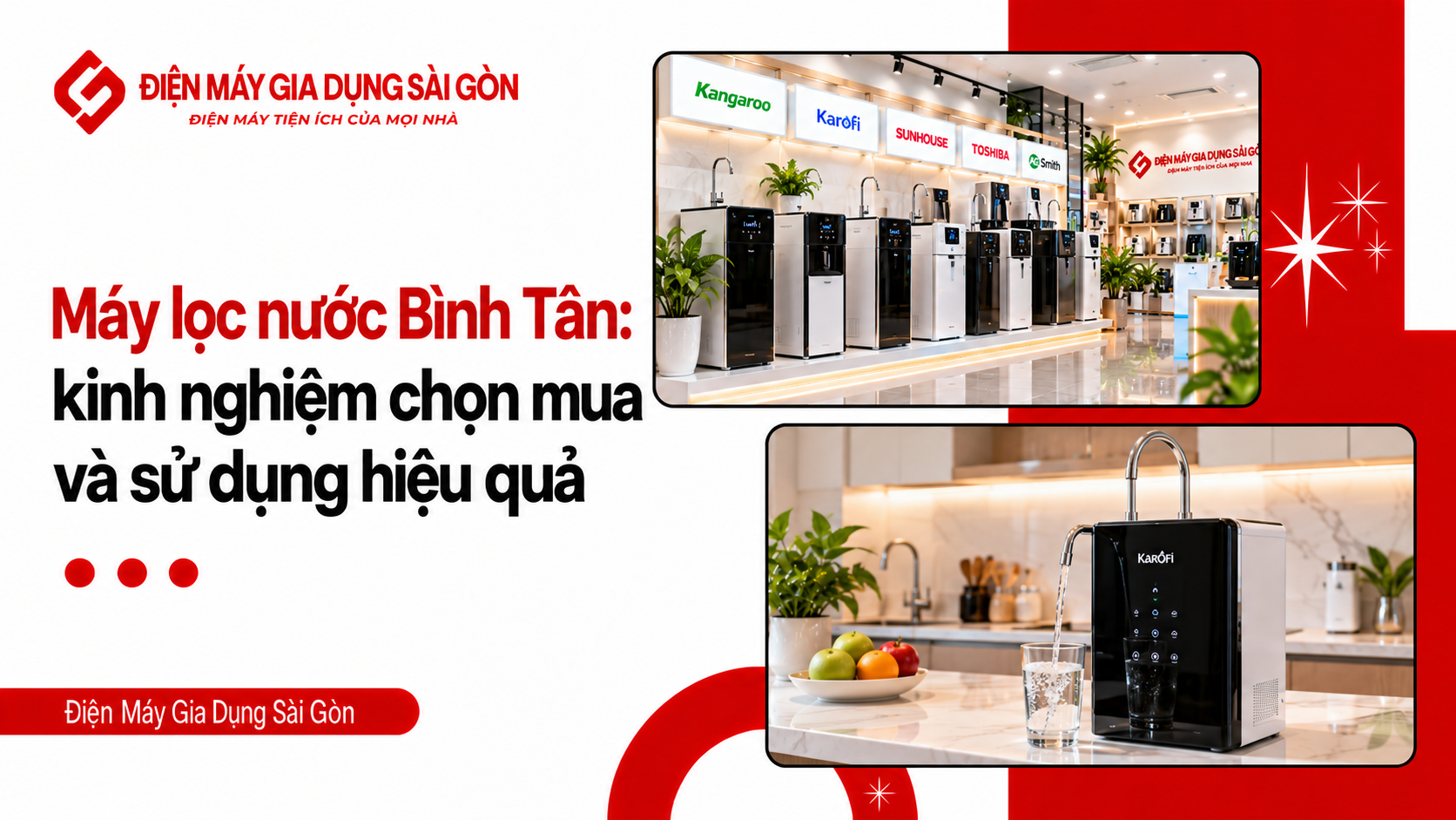 Máy lọc nước Bình Tân kinh nghiệm chọn mua và sử dụng hiệu quả
