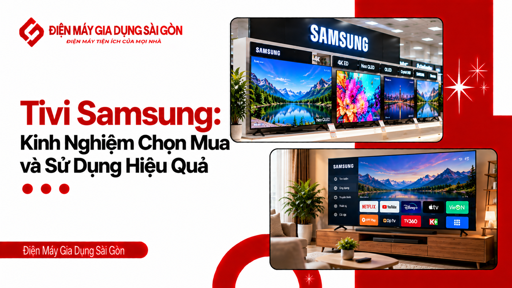 Tivi samsung: kinh nghiệm chọn mua và sử dụng hiệu quả