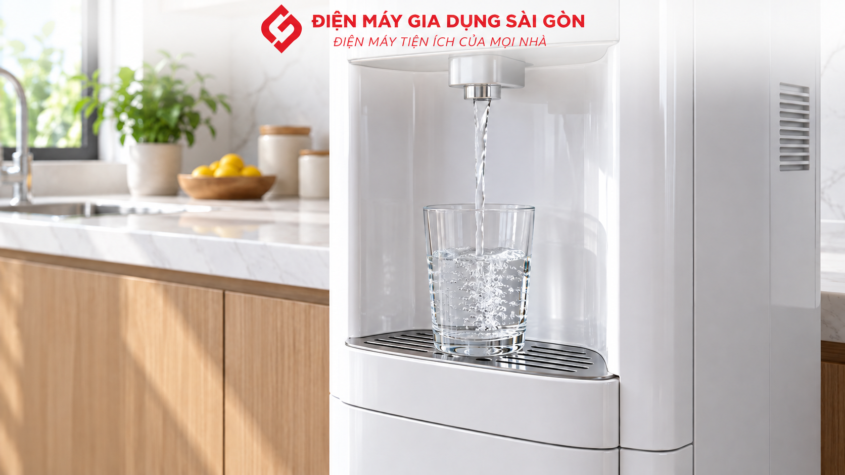 Cận cảnh vòi lấy nước nguội trên máy lọc nước Makano MN112